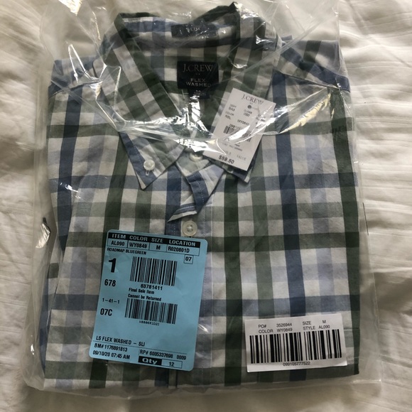 NWT J. Crew Factory Slim button down shirt - Picture 3 of 4
